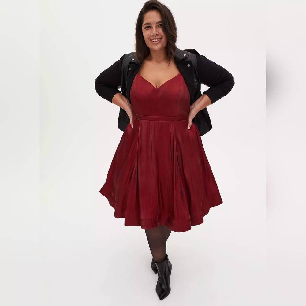 Torrid Mini Satin Dress